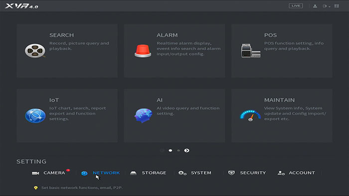 فعالسازی قابلیت P2P در دستگاه DVR\NVR داهوا
