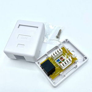 کیستون شبکه + باکس Cat6-UTP (پک کامل)