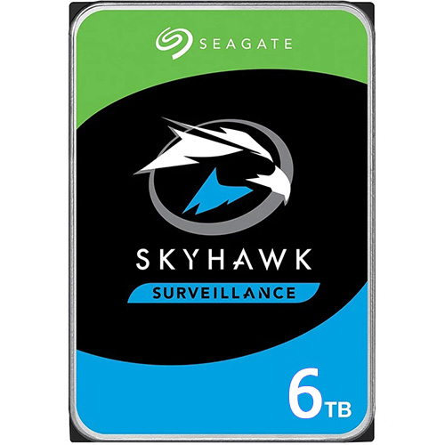 هارد دیسک 6 ترابایت سیگیت آبی مدل SkyHawk (مخصوص دوربین مدار بسته)