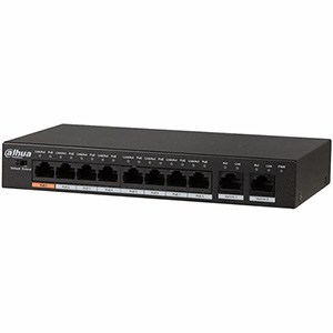 سوئیچ 9 پورت POE داهوا (8POE+1Ethernet) Dahua DH-PFS3009-8ET-96
